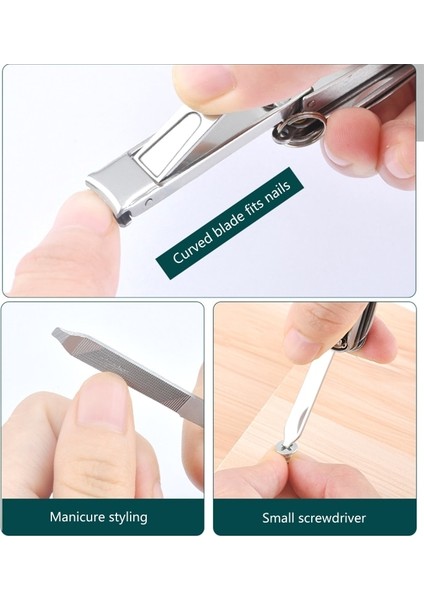 5-In-1 Paslanmaz Tırnak Makası Ultra Keskin Tırnak Ayak Tırnağı Makası Düzelticiler Manikür Aletleri Yetişkin Ofis Ev Için (Yurt Dışından) indirimleri