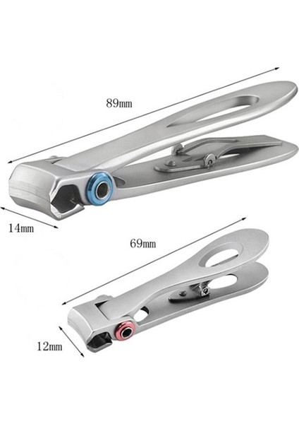 Paslanmaz Çelik Tırnak Makası Büyük Açıklıklar ile Profesyonel Tırnak Kesici Taşınabilir Geniş Çene Açılış Manikür Tırnak Makası (Yurt Dışından) fırsatları