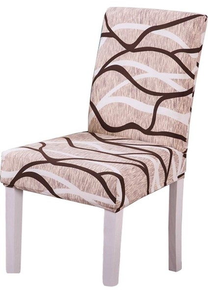 4pcs Çıkarılabilir ve Yıkanabilir Çizgili Restoran Sandalye Örtüsü / Ev Dekorasyonu Restoran Koltuk Örtüsü Çeşitli Stiller (Yurt Dışından) modelleri