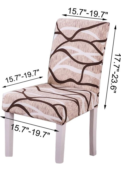 4pcs Çıkarılabilir ve Yıkanabilir Çizgili Restoran Sandalye Örtüsü / Ev Dekorasyonu Restoran Koltuk Örtüsü Çeşitli Stiller (Yurt Dışından) fırsatları