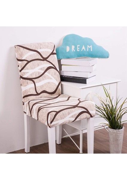 4pcs Çıkarılabilir ve Yıkanabilir Çizgili Restoran Sandalye Örtüsü / Ev Dekorasyonu Restoran Koltuk Örtüsü Çeşitli Stiller (Yurt Dışından) indirimleri