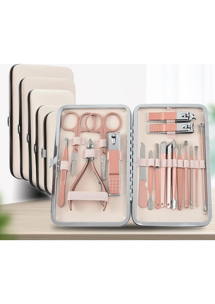 Adet/10 Adet Manikür Kesiciler Tırnak Makası Seti Ev Paslanmaz Çelik Kulak Kaşığı Pedikür Tırnak Makası Aracı (Yurt Dışından)