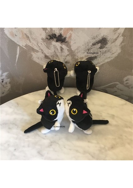 1parça, 7cm Küçük Peluş Oyuncak, Yeni Küçük Kara Kedi Peluş Anahtarlık, Suffed Hayvan Peluş Bebek (Yurt Dışından) indirimleri