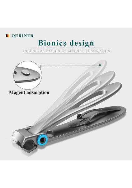 Yüksek Kaliteli Tırnak Makası Paslanmaz Çelik Iki Boyutu Mevcuttur Manikür Tırnak Kesici Kalın Sert Ayak Tırnağı Makas Araçları (Yurt Dışından) fırsatları