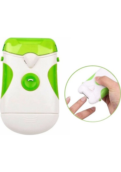 Elektrikli Tırnak Makası ve Tırnak Törpüsü Elektronik Manikür Pedikür Aracı Tırnak Makası Yeşil Renk Kız Erkek Hediyeler Için (Yurt Dışından) indirimleri