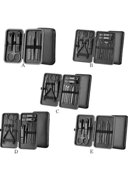 Manikür Seti Ev Kulak Kaşık Aşınmaya Dayanıklı Hafif Tırnak Kesiciler Çok Fonksiyonlu Makas Seti ile Saklama Kutusu Ev (Yurt Dışından) fırsatları