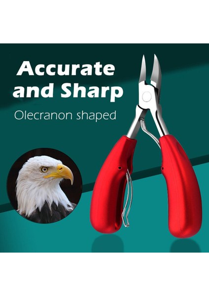 Tırnak Makası Batık Ayak Tırnağı Kesiciler Pedikür Aletleri Anti-Splash Olecra Pediatri Paronişi Düzeltme Manikür Aracı (Yurt Dışından)