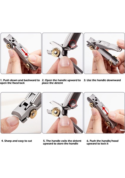 Tırnak Makası Paslanmaz Çelik Manikür Tırnak Kesici Tırnak Makası Giyotin Pense Pedikür Araçları Vücut Bakımı H1Y7 (Yurt Dışından) fırsatları