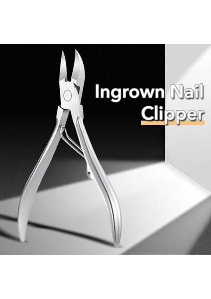 Profesyonel Tırnak Ayak Tırnağı Tırnak Eti Makası Kırpma Paslanmaz Çelik Tırnak Makası Kesici Tırnak Eti Makas Pense Manikür Aracı (Yurt Dışından)