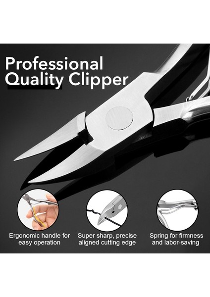 Profesyonel Tırnak Ayak Tırnağı Tırnak Eti Makası Kırpma Paslanmaz Çelik Tırnak Makası Kesici Tırnak Eti Makas Pense Manikür Aracı (Yurt Dışından) fiyatları