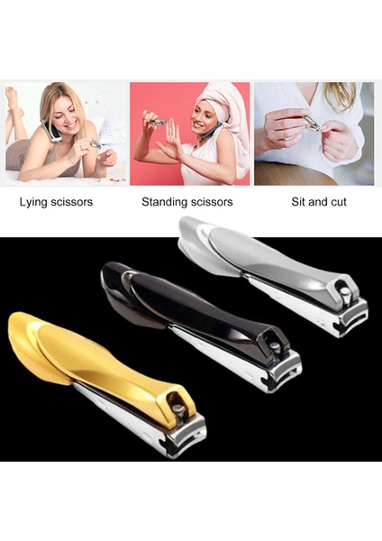 Tırnak Makası Paslanmaz Çelik Anti Sıçrama Tırnak Kesici Manikür Araçları Biyonik Tasarım Tırnak Giyotin Pedikür Makası (Yurt Dışından) fiyatları