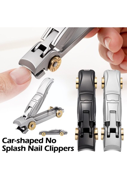 Araba Tasarım Tırnak Makası Paslanmaz Çelik Manikür Tırnak Tırnak Pense Pedikür Makas Giyotin Kesici Aletler Bakım N6S7 (Yurt Dışından) modelleri