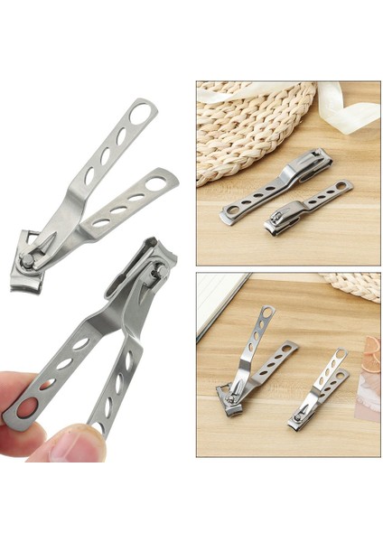 Tırnak Ayak Makası Kesici Giyotin Döner Tırnak Makası Paslanmaz Çelik Gümüş Tırnak Törpüsü Yeni Pratik Manikür Pedikür Araçları (Yurt Dışından) indirimleri