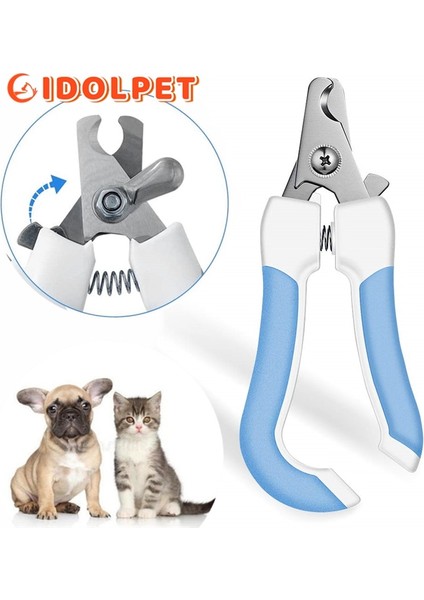 Evcil Hayvan Tırnak Makası, Tavşan Kedi Köpek Tırnak Makası ve Tırnakların Aşırı Kesilmesini Önlemek Için Güvenlik Korumalı Giyotin, Pençe Düzeltici T (Yurt Dışından)