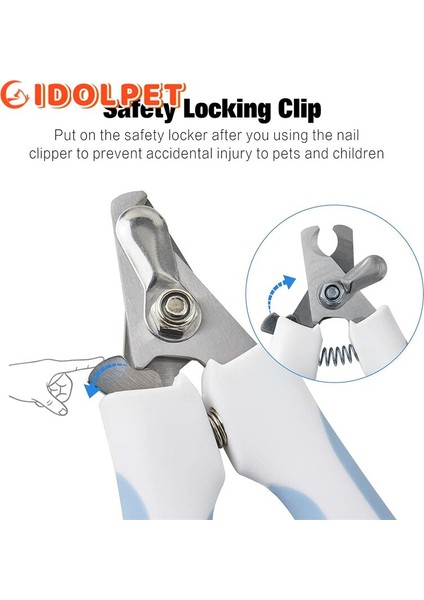 Evcil Hayvan Tırnak Makası, Tavşan Kedi Köpek Tırnak Makası ve Tırnakların Aşırı Kesilmesini Önlemek Için Güvenlik Korumalı Giyotin, Pençe Düzeltici T (Yurt Dışından) fiyatları