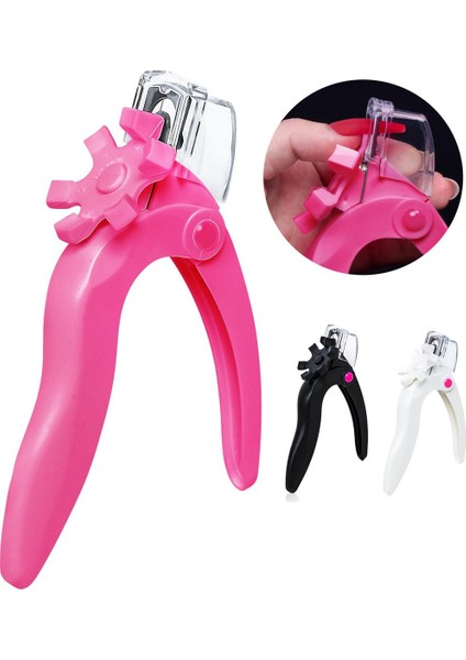 Tırnak Ipuçları Clipper Kenar Kesici U Şeklinde Ayarlanabilir Üçlü Kesim Giyotin Paslanmaz Çelik Yapay Yanlış Nail Art Manikür (Yurt Dışından)