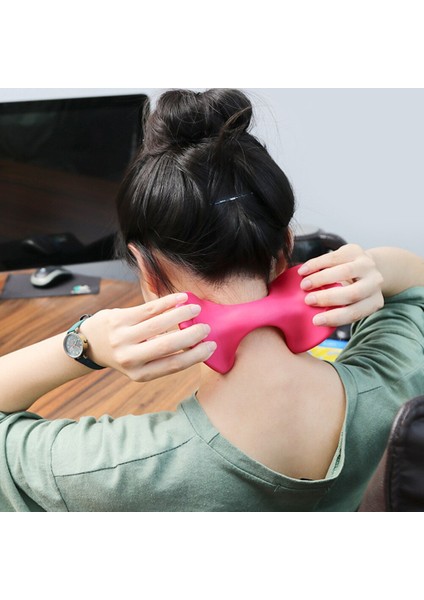Tetik Noktası Kendini Masaj Servikal Vücut Kas Rölyef Boyun Masajı Terapötik Araçlar Gevşeme Ofisler Ev Hafif (Yurt Dışından) indirimleri