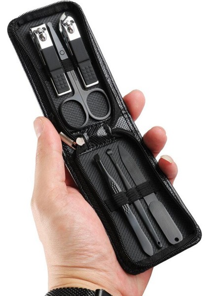 6/4 Adet/takım Tırnak Makası Seti Fermuarlı Çanta Tırnak Makası Manikür Taşınabilir Seyahat Ev Tırnak Bakımı Araçları Hediye Seti Paslanmaz Çelik Set (Yurt Dışından)