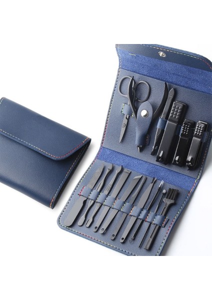 16 Adet Profesyonel Manikür Kesiciler Bakım Giyotin Aracı Parmak Makas Ayak Makası Tırnak Makası Manikür Pedikür Seti (Yurt Dışından) modelleri