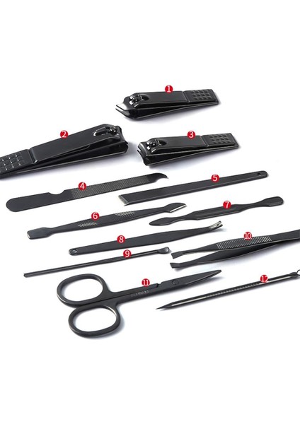 16 Adet Profesyonel Manikür Kesiciler Bakım Giyotin Aracı Parmak Makas Ayak Makası Tırnak Makası Manikür Pedikür Seti (Yurt Dışından) indirimleri