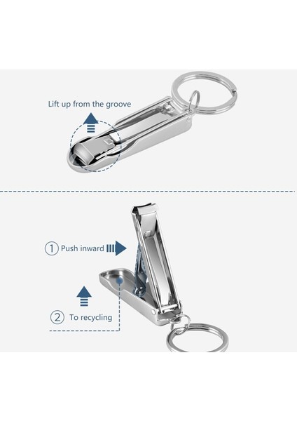 D2TA Kanca Tasarım Tırnak Makası Kesici Ceket Anti-Sıçrama Tırnak Kesiciler Tırnak Ipuçları Sıçramaya Dayanıklı Tırnak Makası Taşınabilir (Yurt Dışından) indirimleri