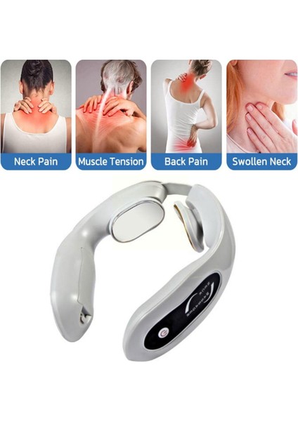 Akıllı Elektrikli Boyun Masajı Omuz Vücut Masajı Rölyef Aracı Terapi Darbe Bakımı Sağlık Ağrısı Manyetik Frekans Düşük E3W0 (Yurt Dışından) modelleri