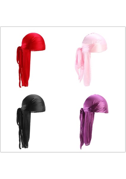 Erkek Kadın Ipek Saten Nefes Ipeksi Durag 360 Dalga Serin Bandana Şapka Türban (Yurt Dışından) indirimleri