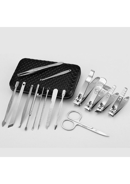 Manikür Seti - 15 Parça Tırnak Seti Profesyonel Pedikür Seti Tırnak Bakım Kutusu - Paslanmaz Çelik Tırnak Makası (Yurt Dışından) modelleri