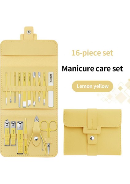Manikür Aracı Tırnak Makası Seti 8-16 Adet Ölü Cilt Sökücü Pedikür Paslanmaz Çelik Kartal Kanca Taşınabilir Makası Makas Aracı (Yurt Dışından)