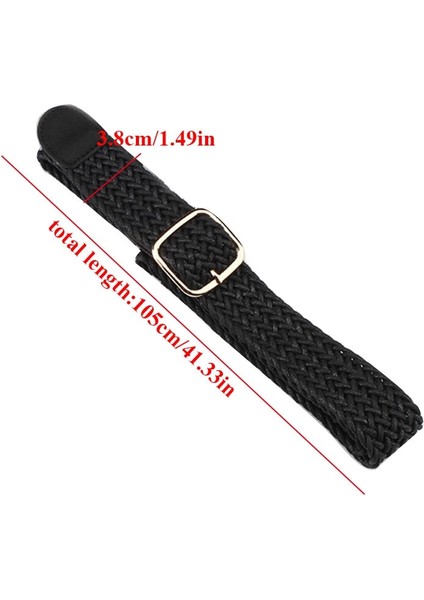 Moda Elastik Streç Bel Kemeri Siyah Balmumu Halat Streç Örgülü Elastik Dokuma Kemer Geniş Sıcak Metal Esnek Kemer Unisex 2021 Için (Yurt Dışından)