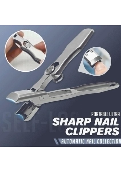 Taşınabilir Ultra Keskin Tırnak Makası Çelik Geniş Çene Açılış Anti Sıçrama Tırnak Kesici Manikür Araçları Tırnak Giyotin (Yurt Dışından) indirimleri