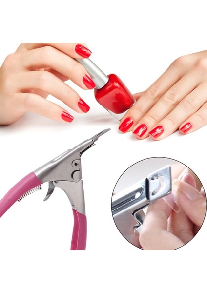 Adet Profesyonel Tırnak Makası U Kelime Yanlış Ipuçları Kenar Kesiciler Fransız Paslanmaz Çelik Makas Dıy Çivi Yamalar Manikür Araçları (Yurt Dışından) fiyatları