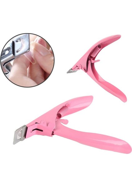 Tırnak Sanat Makası Profesyonel Özel Tip U Kelime Yanlış Ipuçları Kenar Kesiciler Manikür Renkli Paslanmaz Çelik Tırnak Sanat Araçları (Yurt Dışından)