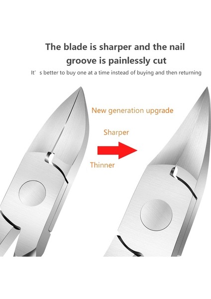 1 Adet Yeni Paslanmaz Çelik Pedikür Araçları Batık Tırnak Makası Ayak Tırnağı Kesici Kalın Ayak Tırnağı Düzeltme Derin Tırnak Oluklarına (Yurt Dışından) modelleri