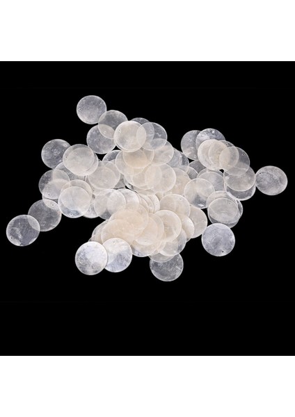 Quanbu Plaka Boncuk 100X Sedef Inci Kabuk Yuvarlak 35MM Beyaz (Yurt Dışından) fiyatları