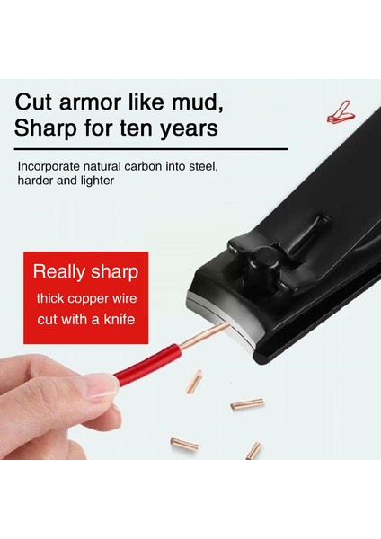 Tırnak Paslanmaz Çelik Keskin Pedikür Kesiciler Manikür Seti Siyah Tek Pratik Tırnak Siyah Tırnak P2L5 (Yurt Dışından) fırsatları