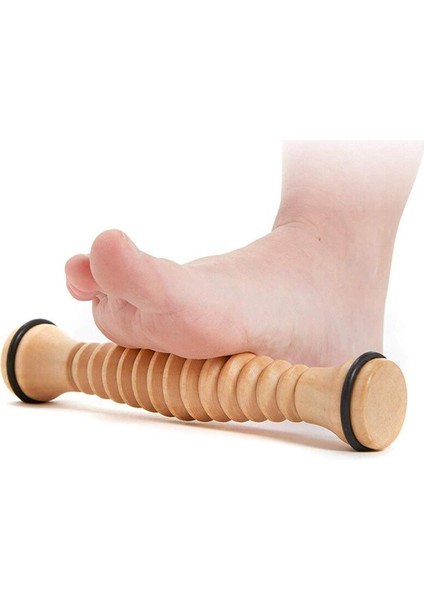 Houten Voet Masaj Silindiri Voor Fasiit Plantaris Kabartma Derin Doku Masaj Aracı Stres Giderici Voet Masaj Rpller Stres (Yurt Dışından)