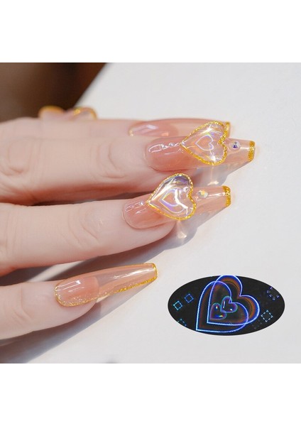 1 Adet Aşk Kalp Tasarım 3D Tırnak Etiket Sevgililer Günü Için Holografik Aşk Kalp Kendinden Yapışkanlı Kaymak Çıkartmaları Manikür Dekorasyon (Yurt Dışından) fiyatları
