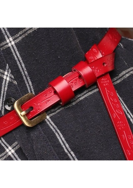 Kadın Baskı Çiçek Deri Kemerler Hakiki Deri Kemer Tokası Pin Toka Kadın Vintage Kemer Kot Kanat Kemer Kayışı Giftwoman (Yurt Dışından) indirimleri