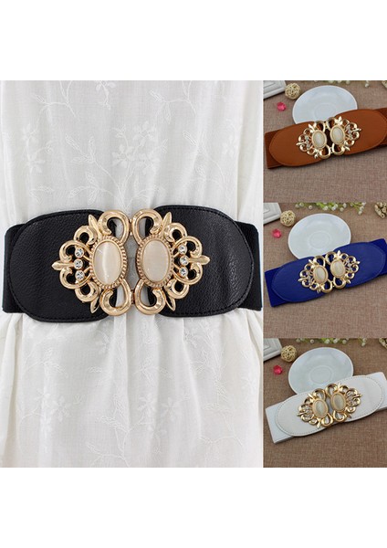 Loveshopping* Moda Kadın Retro Elastik Sıkı Elbise Dar Bel Kemerleri Elbise Aksesuarları (Yurt Dışından)