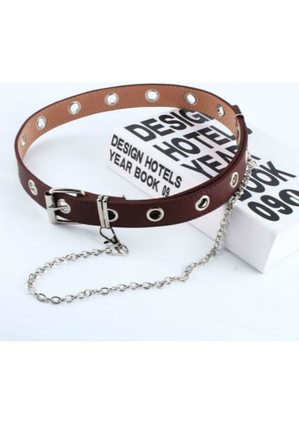 Yeni Tasarım Ayrılabilir Bel Kemeri Zinciri Punk Hip-Hop Trendy Kadın Kemerler Bayan Moda Gümüş Pin Toka Deri Kemer Kot (Yurt Dışından) fiyatları
