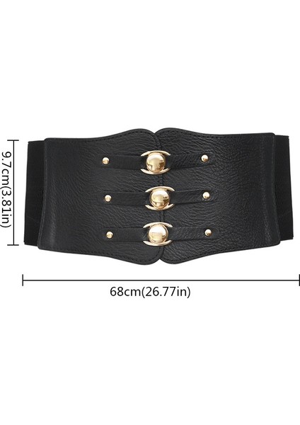 Yeni Bayanlar Moda Vintage Tunik Elastik Geniş Kuşak Elbise Gömlek Dekorasyon Kemer Kadınlar Için Lüks Tasarımcı Marka Korse Kemerler (Yurt Dışından) fırsatları