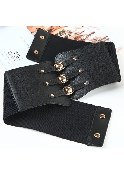 Yeni Bayanlar Moda Vintage Tunik Elastik Geniş Kuşak Elbise Gömlek Dekorasyon Kemer Kadınlar Için Lüks Tasarımcı Marka Korse Kemerler (Yurt Dışından) indirimleri