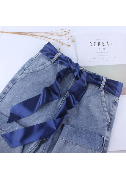 Yeni Moda Kadın Bez Kemer Şerit Leke Katı Düğüm Ilmek Elbiseler Için Kot Kemer Kemerleri Yüksek Kaliteli Ceinture Femme (Yurt Dışından)