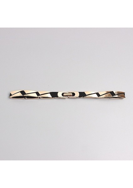 Yüksek Kaliteli Metal Bayanlar Moda Elastik Ince Kemer Bel Zinciri Takım Elbise Elbise Altın Dekorasyon Kemerler Kadınlar Için Lüks Tasarımcı Marka (Yurt Dışından)