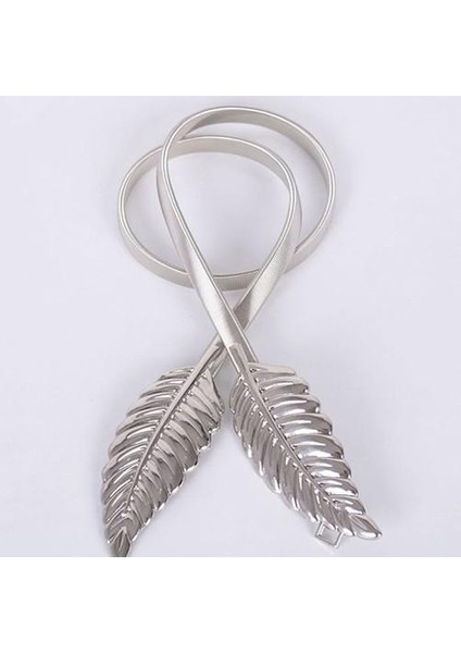 Kadın Yaprak Tasarım Vintage Stil Kemer Elastik Toka Metal Bel Femme Kemer (Yurt Dışından) fiyatları