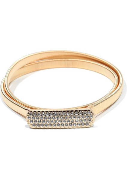 Luxe 2020 Zoete Japanse Leuke Rhinestone Ingelegd Gesp 1cm Brede Metal Dunne Riem Dames Nieuwe Metal Lente Taille Keten BG-1340 (Yurt Dışından)