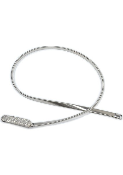 Luxe 2020 Zoete Japanse Leuke Rhinestone Ingelegd Gesp 1cm Brede Metal Dunne Riem Dames Nieuwe Metal Lente Taille Keten BG-1340 (Yurt Dışından) indirimleri