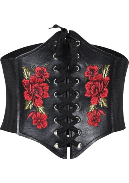 Push Up Kemer Bel Cinchers Nakış Kadınlar Için Shapewear Şort Karın Kontrol Siyah Korse Üstleri Giymek Kadınlar Için (Yurt Dışından)