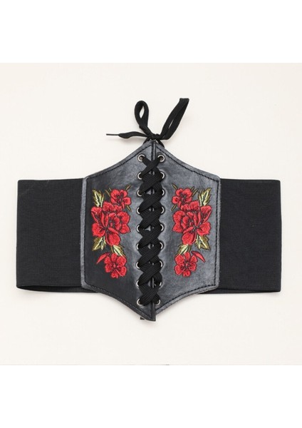 Push Up Kemer Bel Cinchers Nakış Kadınlar Için Shapewear Şort Karın Kontrol Siyah Korse Üstleri Giymek Kadınlar Için (Yurt Dışından)